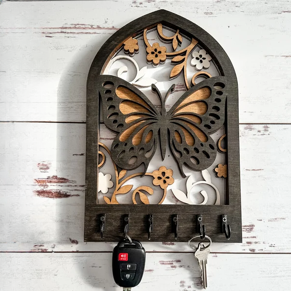 Butterfly Design Key Holder