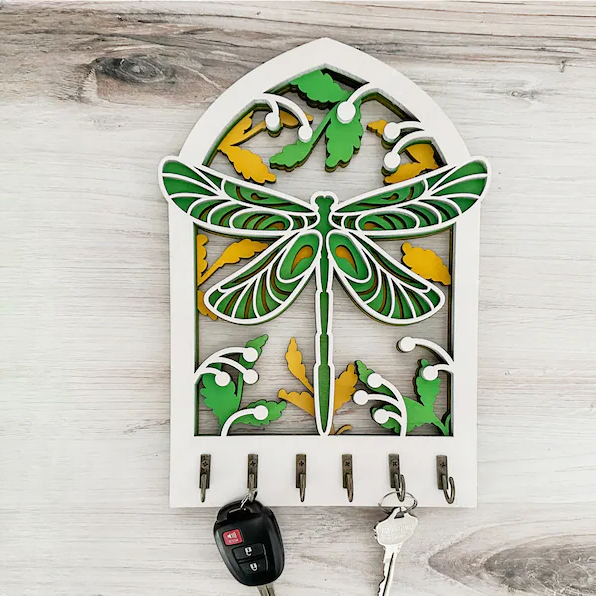 Dragonfly Design Key Holder