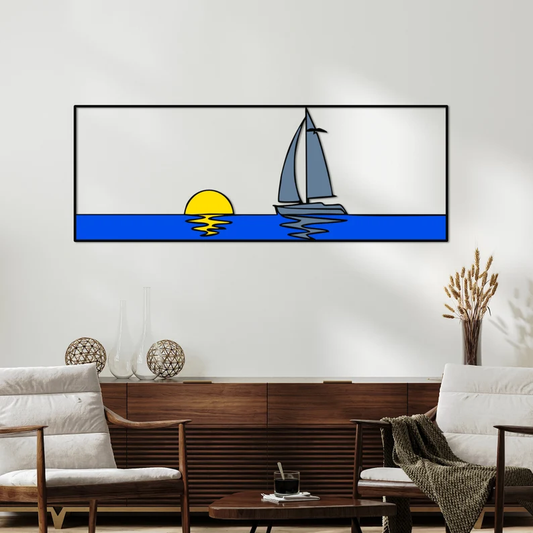 Sailing Ship Wood Wall Decor