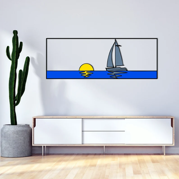 Sailing Ship Wood Wall Decor