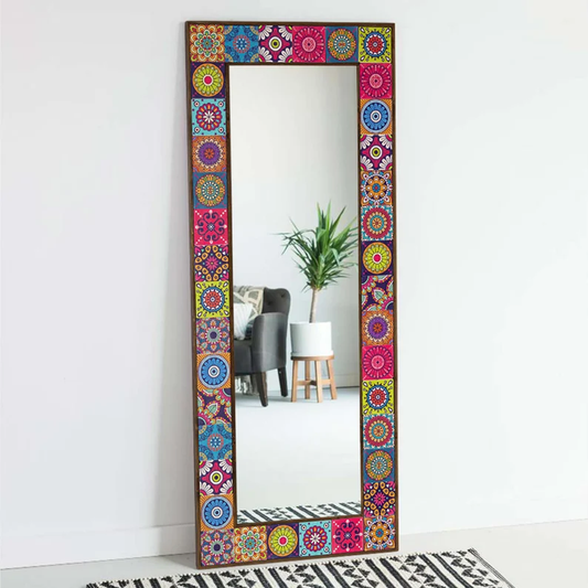 Mariposa Mexican Tile Mirror Wall Decor