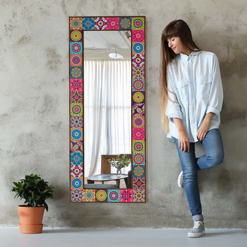 Mariposa Mexican Tile Mirror Wall Decor
