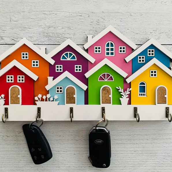 Row Houses Key Holder