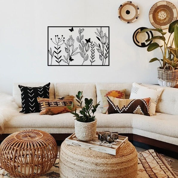 Wildflowers Lake House Wood Wall Decor