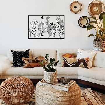 Wildflowers Lake House Wood Wall Decor