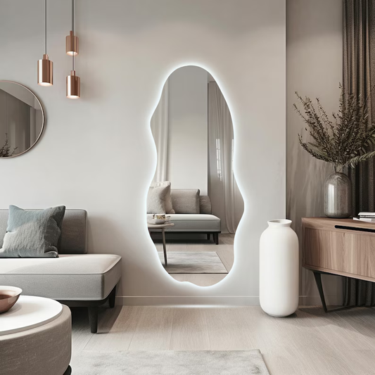 LuxeCurve LED Mirror Wall Decor
