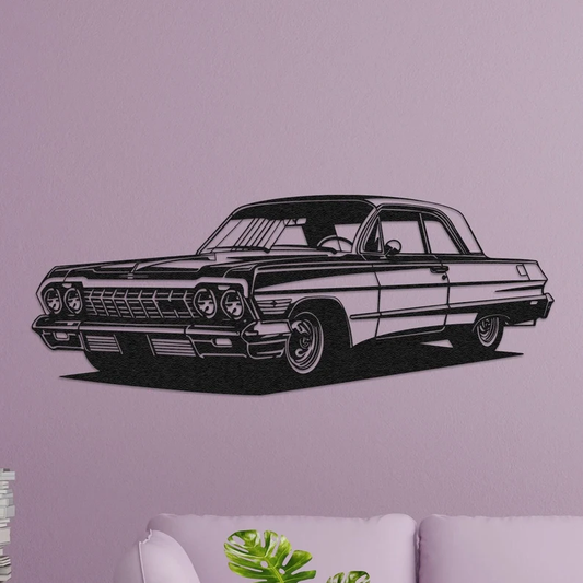 Chevrolet Impala Car Wood Wall Decor