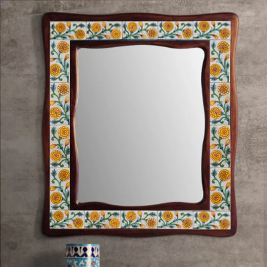 Marigold Charm Mirror Wall Decor