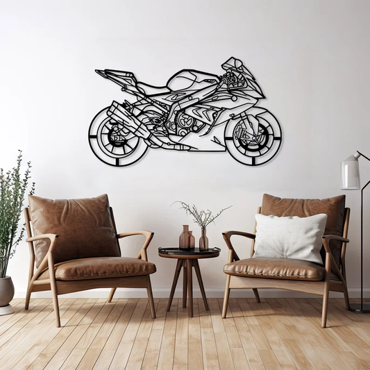 BMW Bike Wood Wall Decor