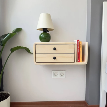 RusticRest Floating Bedside Nightstand