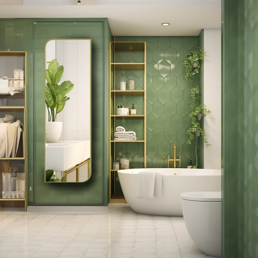 CleanEdge Wood Wall Mirror