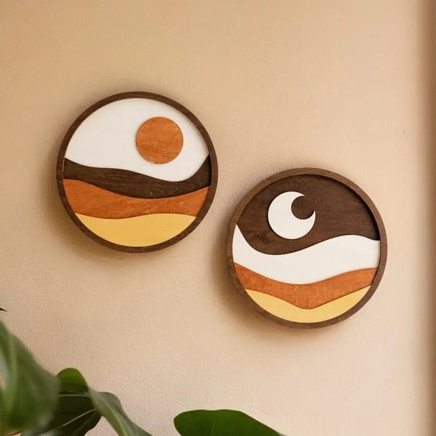 Eclipse Essence Wood Wall Decor