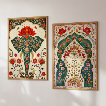 Lotus Legacy Wall Painting