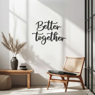 Better Together Sign Wood Wall Decor