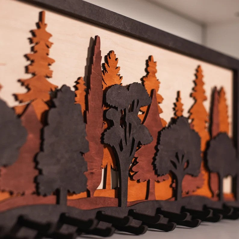 Nature's Key Rack Entryway Nature Key Holder