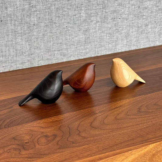 Trio of Birds Wood Art