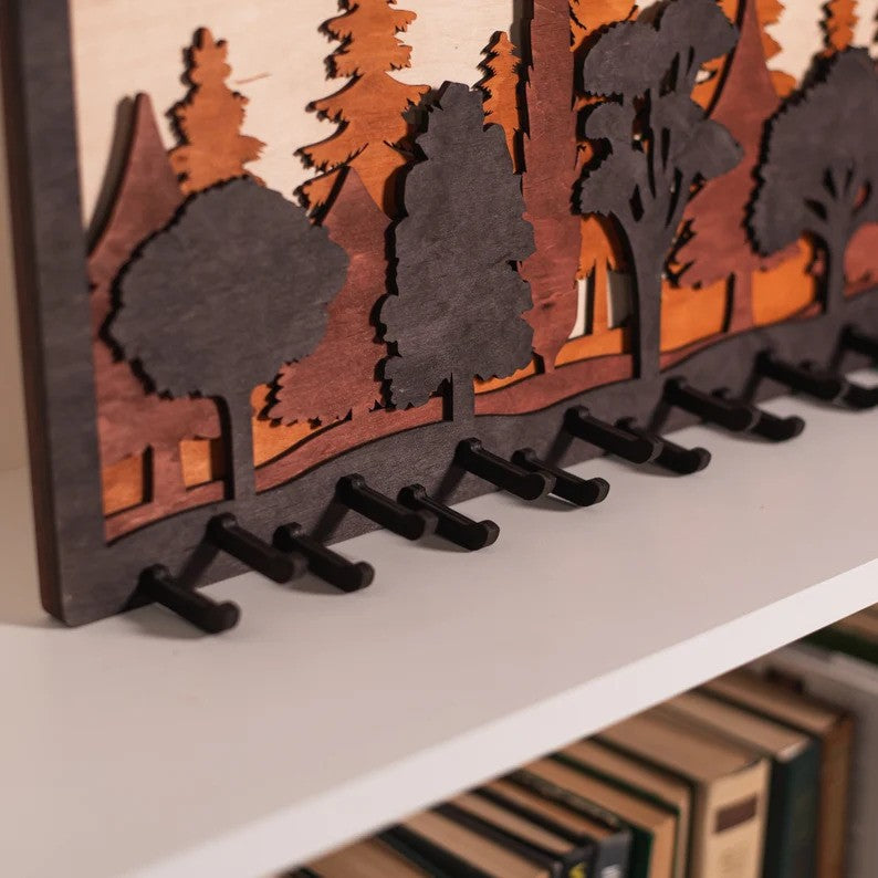 Nature's Key Rack Entryway Nature Key Holder