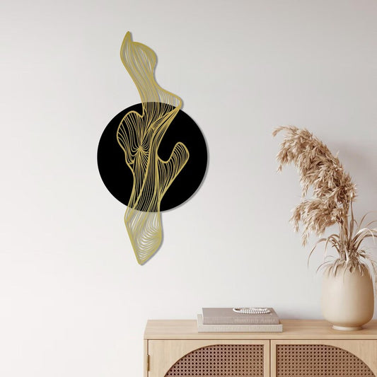 Abstract EliteGlow Wood Wall Decor