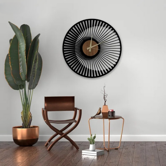 RustiTick Wood Clock