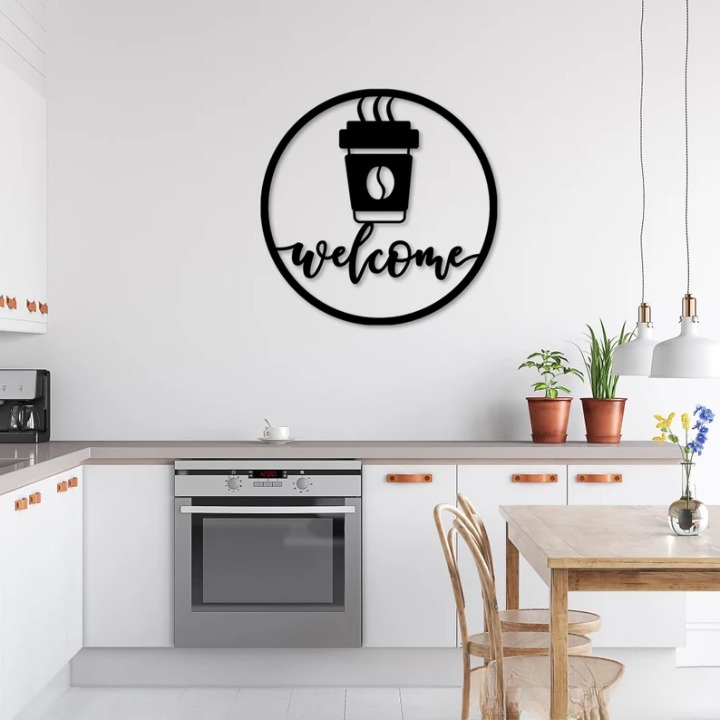 Coffee Welcome Wood Wall Decor