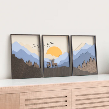 Fading Light Frame Wood Wall Decor