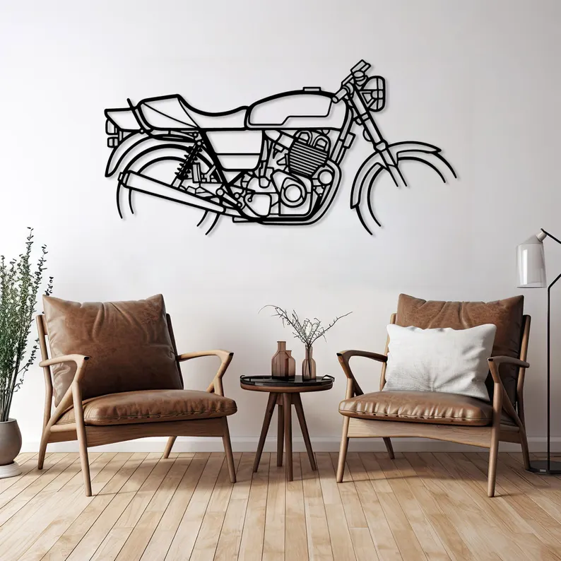 The Laverda Jota Bike Wood Wall Decor