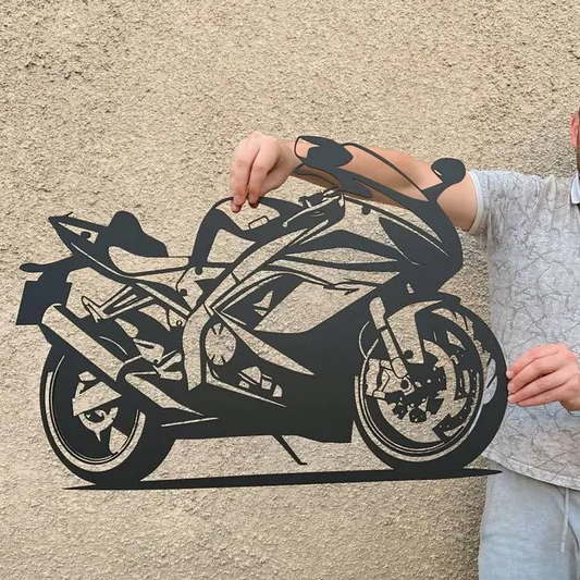 Kawasaki Ninja ZX Bike Wood Wall Decor