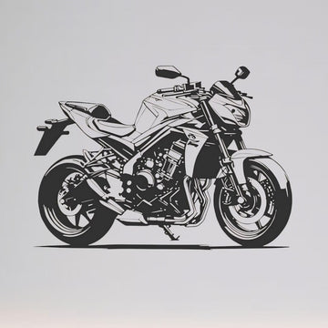 Kawasaki Ninja ER Bike Wood Wall Decor