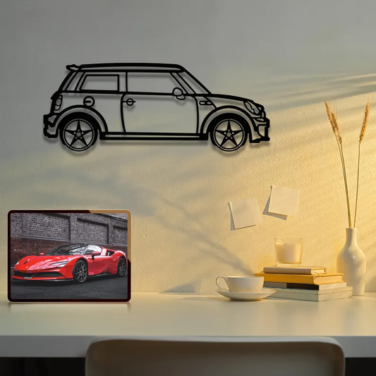 MINI Cooper Car Wood Wall Decor