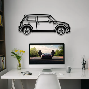 MINI Cooper Car Wood Wall Decor