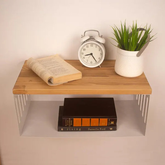 Light Brown Floating Nightstand