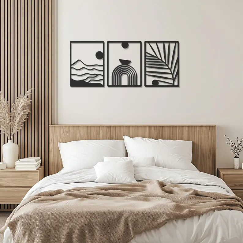 Minimalist Arch Panels Wood Wall Decor