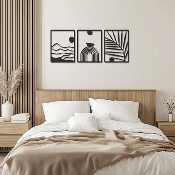 Minimalist Arch Panels Wood Wall Decor