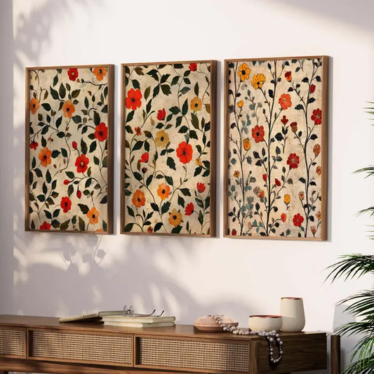 Heritage Folk Wall Painting (SET OF 6 )