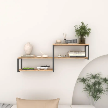StrongHold Floating Wooden Shelf