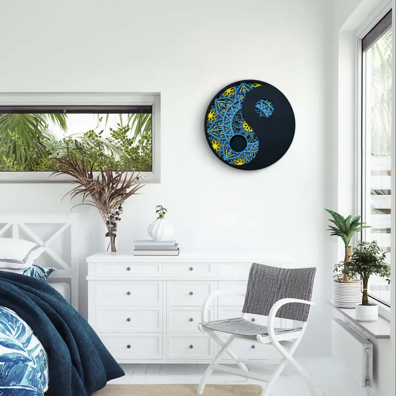 Multilayer Mandala Tree Wood Wall Decor