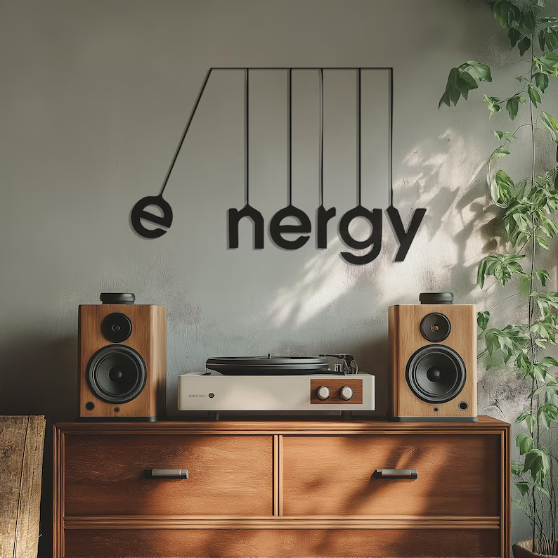 Motivational Energy Wood Wall Decor