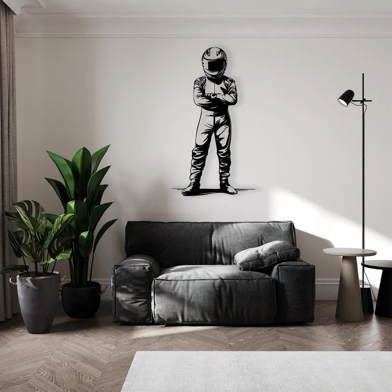 Racing Legend Wood Wall Decor