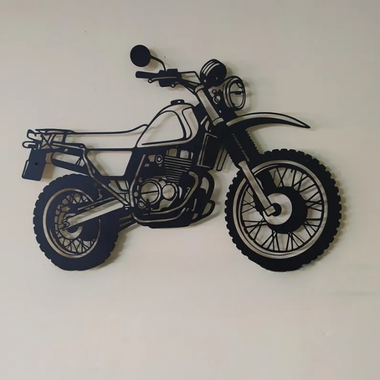 Yamaha XT 500 Bike Wood Wall Decor