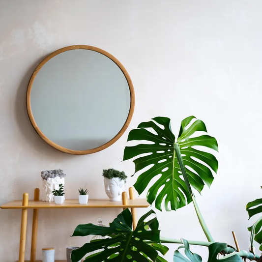 ZenReflect Wood Wall Mirror
