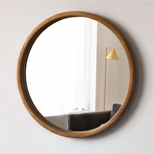 ZenReflect Wood Wall Mirror