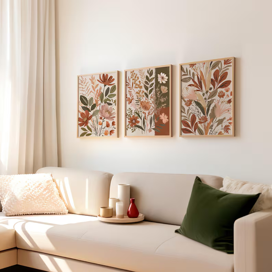 Botanical Trio Wall Painting
