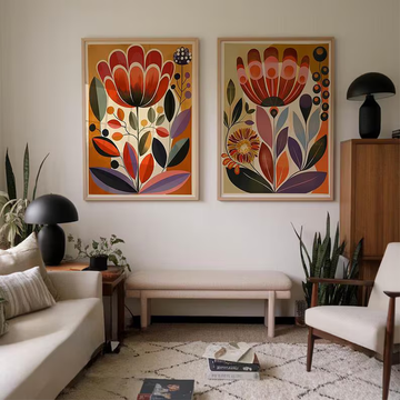 Folk & Flora Nordic Wall Painting