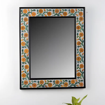 Marigold Charm Mirror Wall Decor