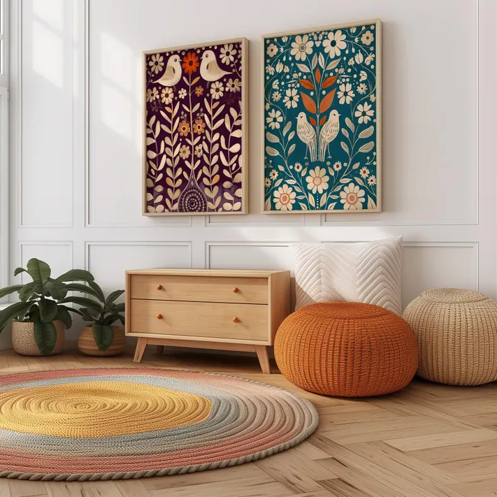 Roots of India Print Wall Painting