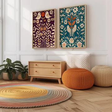 Roots of India Print Wall Painting