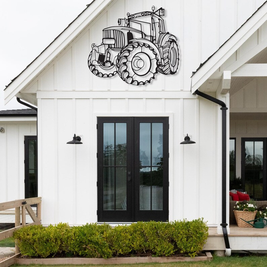 Tractor Trails Wood Wall Decor