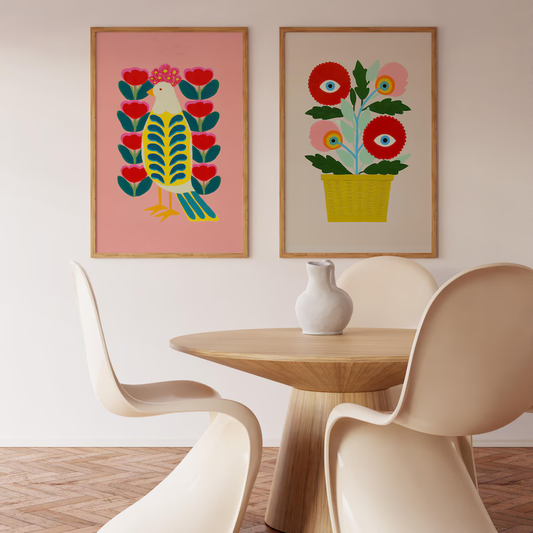 Scandi-Inspired Trio Wall Painting