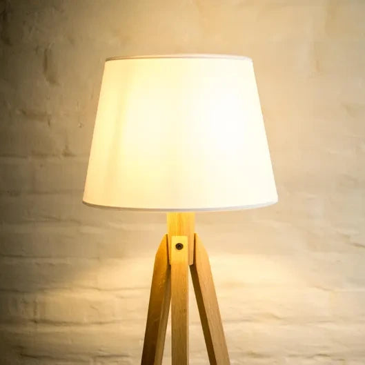 Veloura Retro Wood Floor Lamp