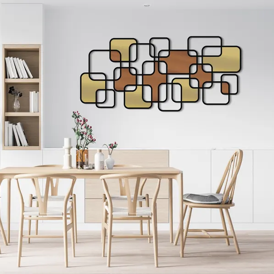 PrismLuxe Wood Wall Decor